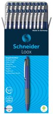 Schneider Guľôčkové pero Loox - modré, modrá náplň
