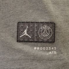 Nike Tričko výcvik sivá L Air Jordan Paris Saintgermain