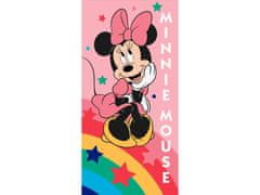 BrandMac Plážová osuška Minnie Mouse Rainbow Star