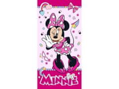 BrandMac Ružová plážová osuška Minnie Mouse