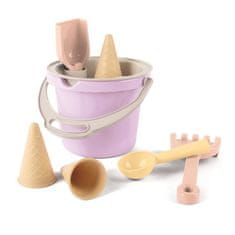 Dantoy hračky na piesok - zmrzlina - 8ks Pastel Pink 24m+