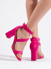 Amiatex Dámske sandále 108096 + Nadkolienky Gatta Calzino Strech, odtiene ružovej, 38