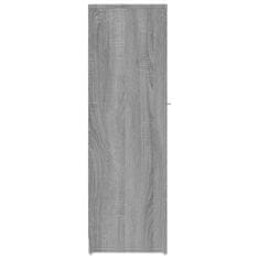Vidaxl Kúpeľňová skrinka sivý dub sonoma 30x30x95 cm spracované drevo