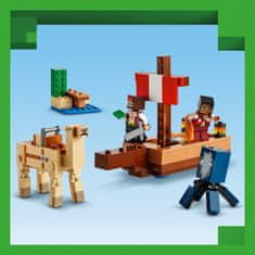 LEGO Minecraft 21259 Plavba na pirátskej lodi