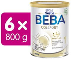 BEBA COMFORT 1, 5 HMO počiatočné dojčenské mlieko, 6 x 800 g