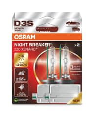 Osram Osram xenonová výbojka D3S 66340XN2-2HB NIGHT BREAKER LASER +220% BOX