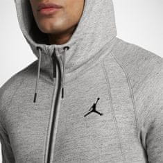 Nike Mikina sivá 173 - 177 cm/S Jordan Sportswear Wings Fleece Fullzip 860196 063