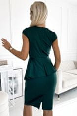 Numoco Dámske šaty 192-15 + Nadkolienky Gatta Calzino Strech, zelená, XL