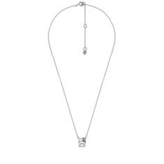 Michael Kors Slušivý strieborný náhrdelník so zirkónmi MKC1660CZ040