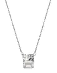 Michael Kors Slušivý strieborný náhrdelník so zirkónmi MKC1660CZ040