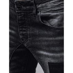 Dstreet Pánske džínsové nohavice SEVA čierne ux4298 s31