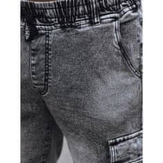 Dstreet Pánske bojové džínsové šortky RITA čierna sx2418 XXL