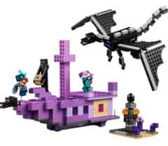 LEGO Minecraft 21264 Drak z Enderu a loď z Endu
