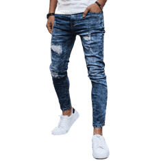 Dstreet Pánske džínsové nohavice BELLA modré ux4140 s31