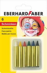 EBERHARDFABER Farby na tvár, 6 farieb, mini, E579106