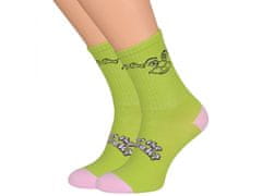 Disney Shrek Farebné, dlhé dámske ponožky - 3 páry, certifikát OEKO-TEX 37-42 EU