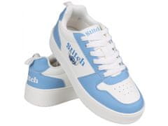 Disney Stitch a Andzia Disney Dámske nízke tenisky, modro-biele športové topánky 40 EU / 7 UK