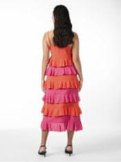 Dámske šaty YASCLARA Regular Fit 26032842 Mandarin Red (Veľkosť M)