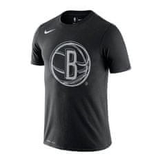 Nike Tričko čierna M Nba Brooklyn Nets Logo Drifit