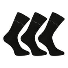Pietro Filipi 3PACK ponožky vysoké bambusové čierné (3PBV001) - veľkosť M