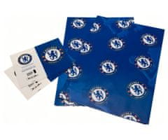 FAN SHOP SLOVAKIA Darčekový baliaci papier Chelsea FC, 70x50 cm, 2ks