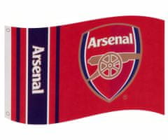 FAN SHOP SLOVAKIA Vlajka Arsenal FC, červená, 152x91cm