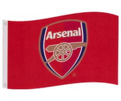 FAN SHOP SLOVAKIA Vlajka Arsenal FC červená 152x91 cm