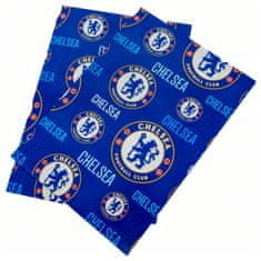FAN SHOP SLOVAKIA Darčekový baliaci papier Chelsea FC, modrý, 70x50 cm, 2ks