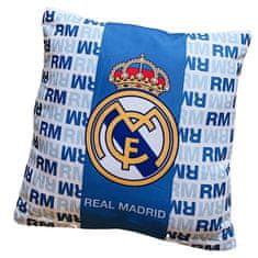 FAN SHOP SLOVAKIA Vankúšik Real Madrid FC, modro-biely, 40x40 cm
