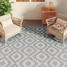 Petromila vidaXL Vonkajší koberec sivý 190x290 cm PP