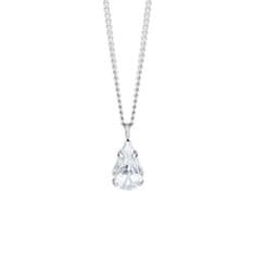 Preciosa Jemný náhrdelník s čírym krištáľom Sweet Drop Candy 2468 00