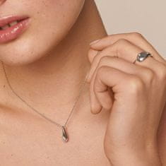 Hot Diamonds Slušivý strieborný náhrdelník s diamantom Tide DP997