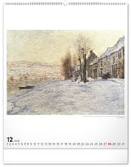NOTIQUE Nástenný kalendár Claude Monet 2025, 48 x 56 cm