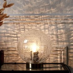 Northix Stolová lampa s guľovou sklenenou guľou 