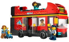 LEGO City 60407 Červený dvojposchodový vyhliadkový autobus