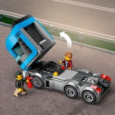 LEGO City 60408 Kamión na prepravu áut so športiakmi