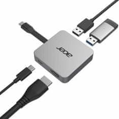 Acer dokovací stanice USB-C dongle 4v1, 2x USB-A, HDMI, USB-C, PD 100W