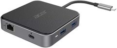 Acer dokovací stanice USB4 7v1, 2x USB-A, HDMI, DP, RJ45, Jack, USB-C, PD 100W