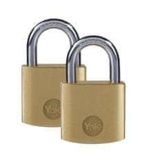 Yale Zámok Yale Y110B/40/122/2, Standard Security, visiaci, 40 mm, zjednotené 2 zámky s 3 kľúčami
