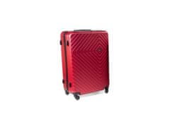 RGL  741 Cestovný skořepinový kufor 66x43x27 cm, červený Velikost: 55x40x23 cm