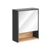 Kúpeľňové zrkadlo BORNEO COSMOS 840 - sivá/dub artisan