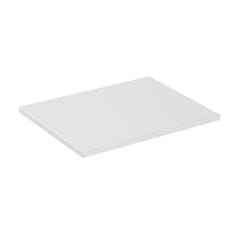 Kúpeľňová doska ICONIC WHITE 89-80-B - biely mat/biela alpská