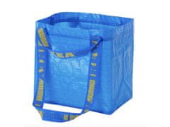 IKEA Nákupná taška Brattby modrá 27x27 cm