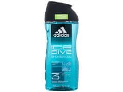 Adidas Ice Dive Sprchový gél 3v1 pre mužov 250 ml