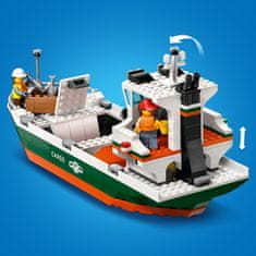 LEGO City 60422 Prístav s nákladnou loďou