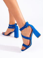 Amiatex Dámske sandále 108254 + Nadkolienky Gatta Calzino Strech, odtiene modrej, 40