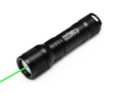 Potápačská lampa s laserom (zelená/červená), zelená