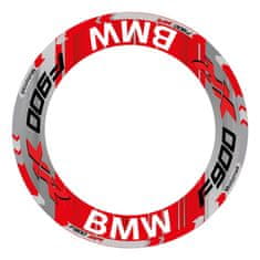 SEFIS jednodielne polepy na kolesá BMW F900XR červená