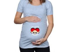 Divja Šedé tehotenské tričko Ako to vyzerá vonku CZ