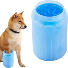 HARLEY® Prenosný silikónový čistič psích labiek (zelená farba, 9,2 x 7,3 x 15,2 cm) | PAWSANI